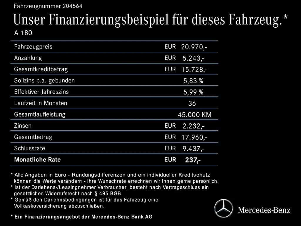 Mercedes-Benz A 180 Progressive/AHK/MBUX/Car-Play/Navi/Klima 07/2022-photo-1