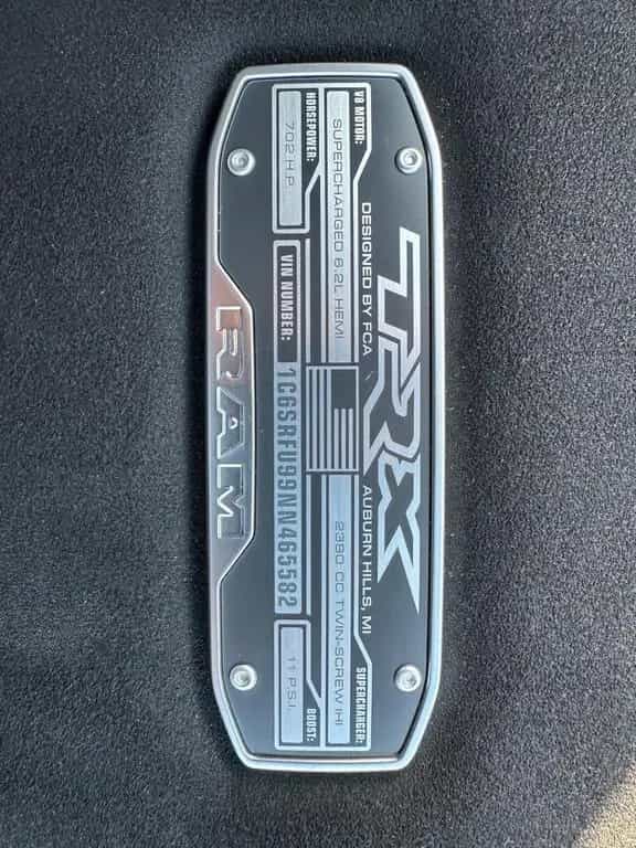 Dodge RAM 1500 Crew Cab TRX 6.2l Supercharged V8 02/2023-photo-13