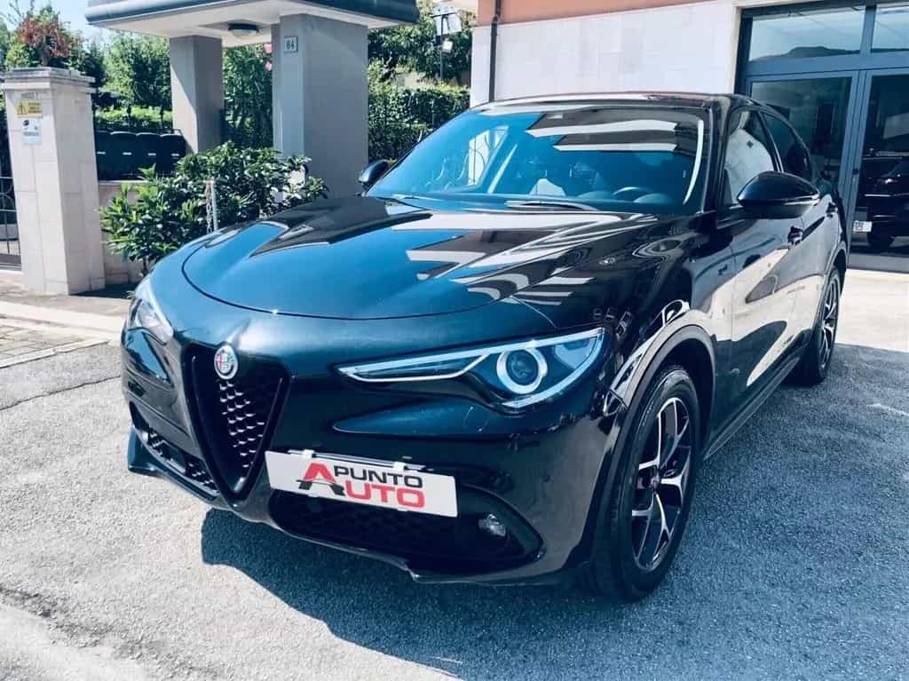 Alfa Romeo Stelvio 190CV Q4 PALETTE PELLE-TELECA 12/2021-photo-12