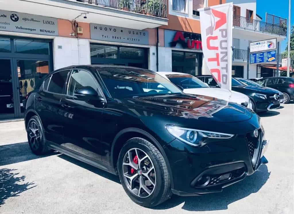 Alfa Romeo Stelvio 190CV Q4 PALETTE PELLE-TELECA 12/2021-photo-5