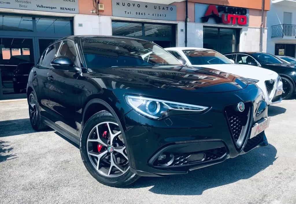 Alfa Romeo Stelvio 190CV Q4 PALETTE PELLE-TELECA 12/2021-photo-8