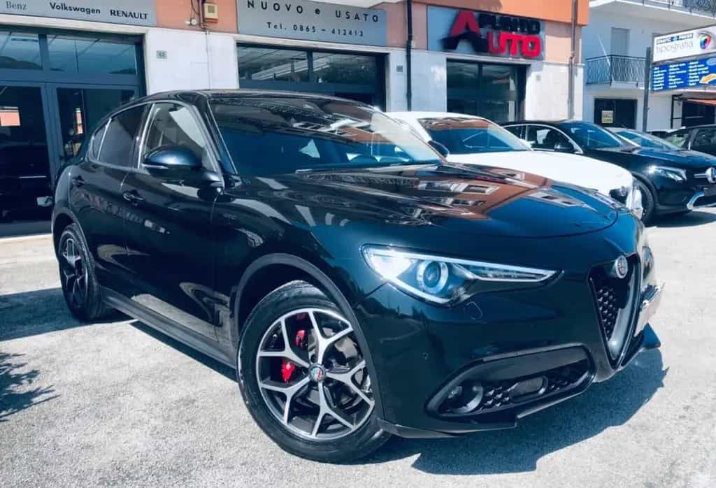 Alfa Romeo Stelvio 190CV Q4 PALETTE PELLE-TELECA 12/2021-photo-9