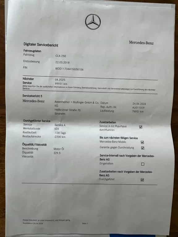Mercedes-Benz CLA 250 AMG LINE LED Navi GSD SHZ PDC Klimaanlag 03/2018-photo-29