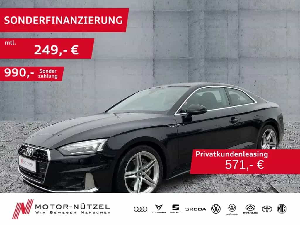 Audi A5 Coupé 40 TDI QU ADVANCED LED+NAVI+RFK+SHZ+18" 07/2020-photo-0