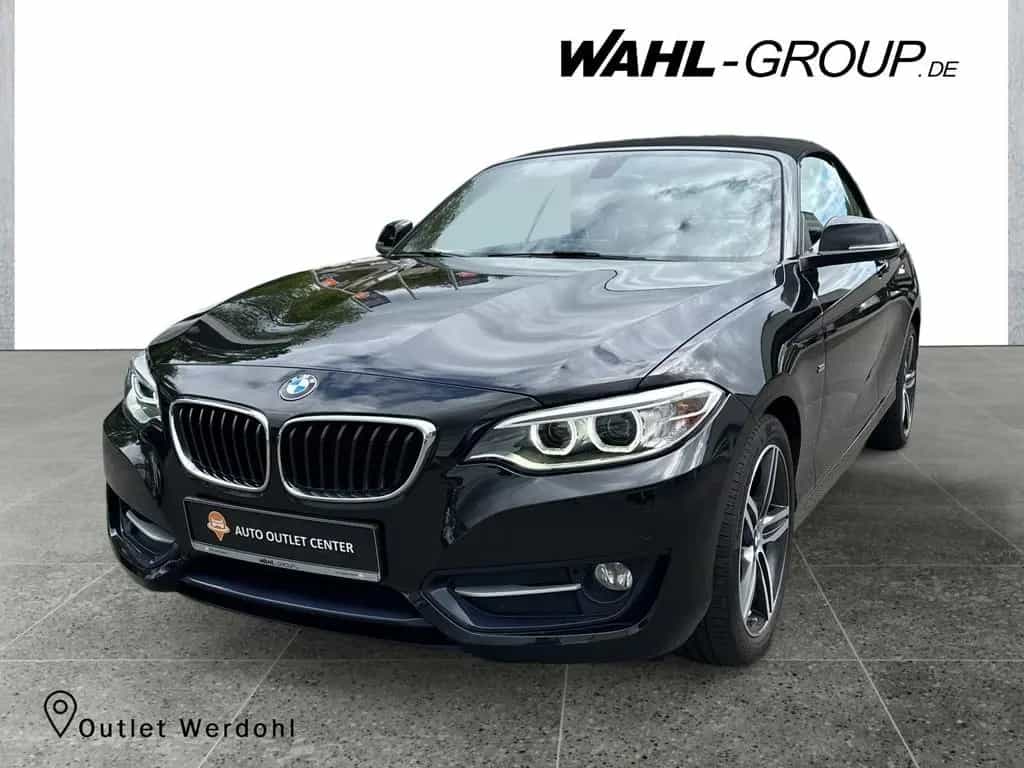 BMW 2 Series 218i 1.5 Cabrio Sport Line*BI-XENON*NAVI*SITZHEI 05/2017-photo-0