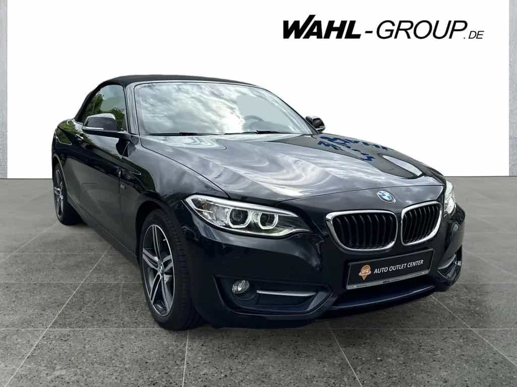BMW 2 Series 218i 1.5 Cabrio Sport Line*BI-XENON*NAVI*SITZHEI 05/2017-photo-2