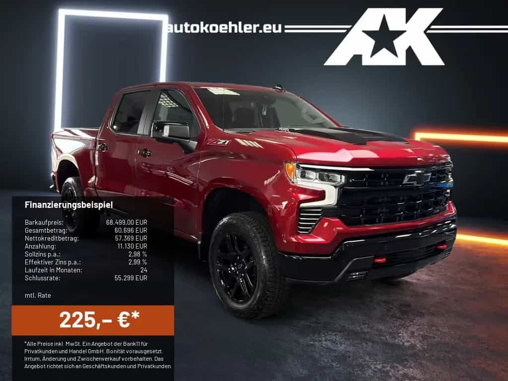 Chevrolet Silverado Trail Boss 4WD V8 2025 Z71 2LT LEDER S null-photo-0