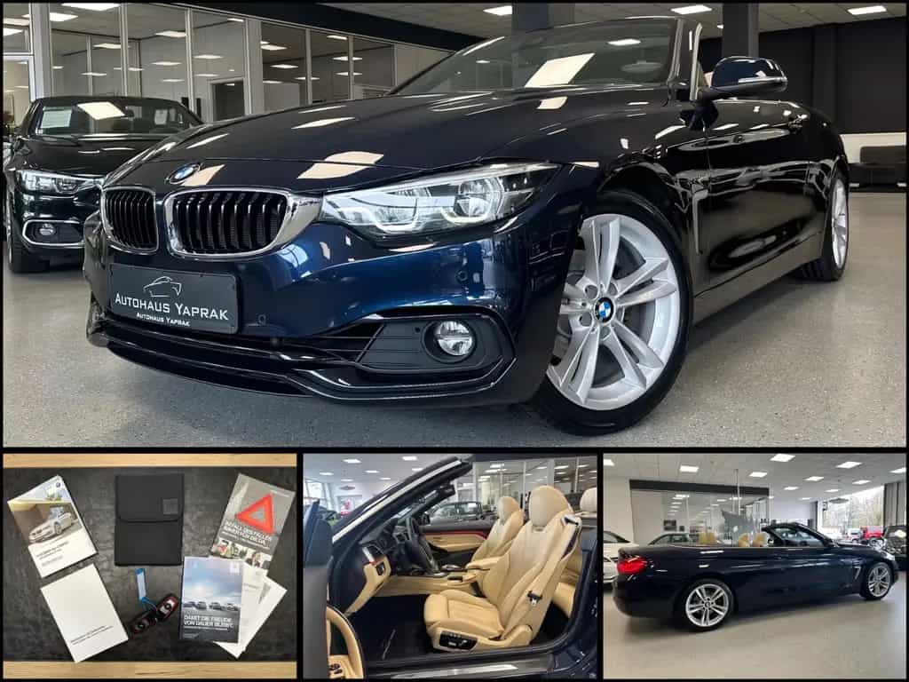 BMW 4 Series 420i Cabrio Sport Line|DrivingA|Nackenh|BMW Serv 07/2017-photo-0