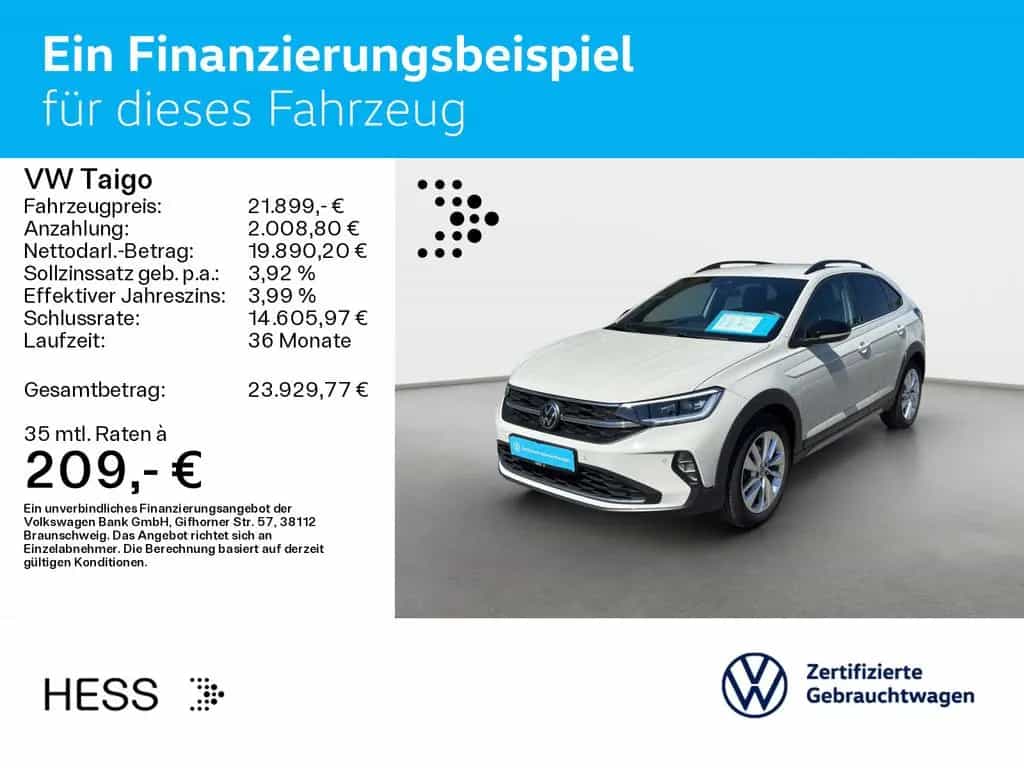 Volkswagen Taigo 1.5 TSI DSG MOVE*IQ.LIGHT*AHK*PDC*SHZ*NAVI 04/2023-photo-1