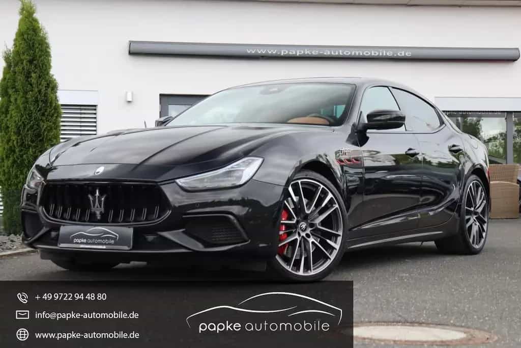Maserati Ghibli 3.8 V8 Trofeo +21ZOLL+CABRON+ASSIST+B&W++ 10/2021-photo-0