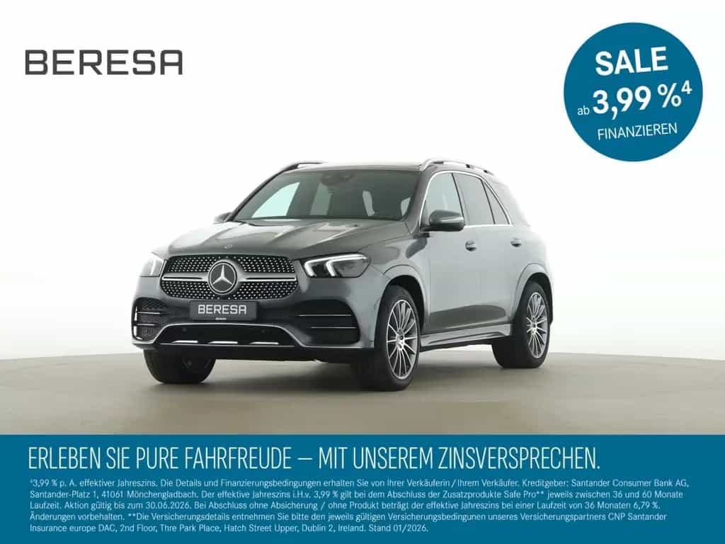Mercedes-Benz GLE-Class 350 d 4M AMG Pano AHK Distronic Burmester 04/2021-photo-0