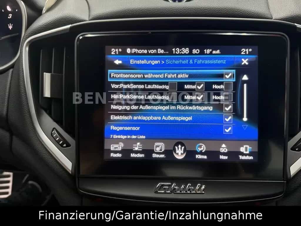 Maserati Ghibli 3.0 V6 Diesel *Luxury-/*Sportpaket*LED* 09/2016-photo-35