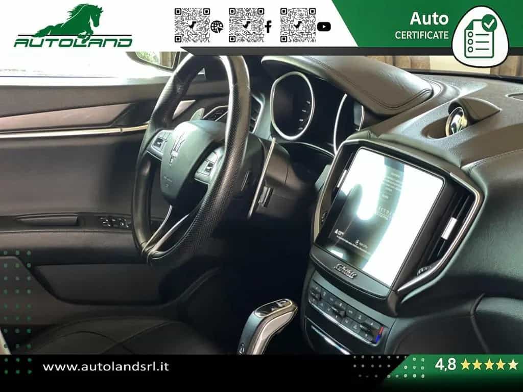 Maserati Ghibli 3.0 V6 ds Granlusso 275cv auto m 01/2019-photo-7