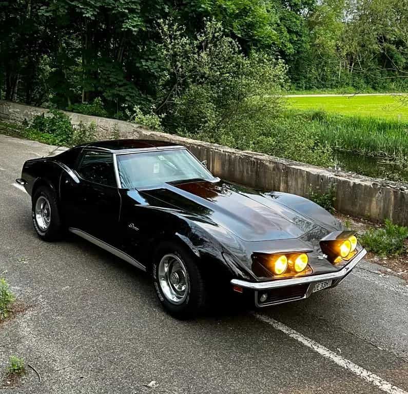 Corvette C3 mit Chromstoßstangen & H-Zulassung 09/1970-photo-4