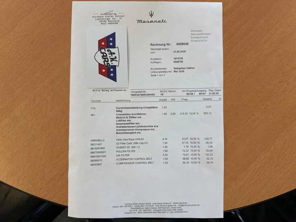 Maserati Levante Q4 Deutsch! 1.Hand Scheckheft! 360° Luft 03/2018-photo-25