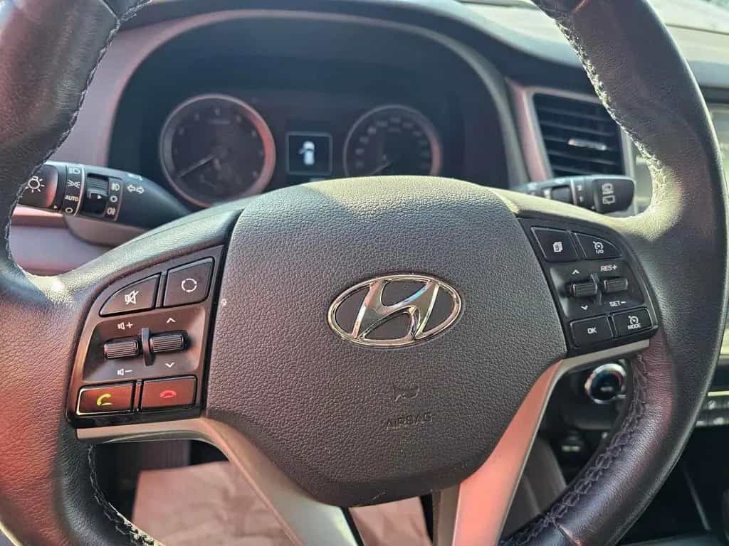 Hyundai TUCSON blue 1.6 GDi 2WD Trend+NAVI+AHK+2.HAND+ 05/2016-photo-12