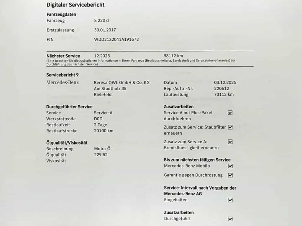 Mercedes-Benz E-Class D T AVANTGARDE *FINANZIERUNG MÖGLICH* 01/2017-photo-3