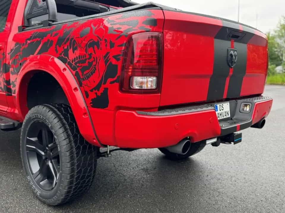 Dodge RAM 5.7 Fahrwerk 2,11m hoch 22" Schiebed. Leder 07/2019-photo-12