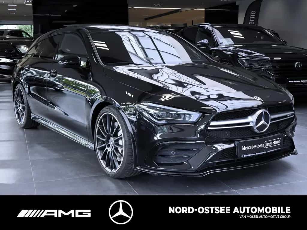 Mercedes-Benz CLA 35 AMG Shooting Brake CLA 35 AMG SB 4M STANDHZG NIGHT MULTIBEAM PANO 06/2021-photo-2