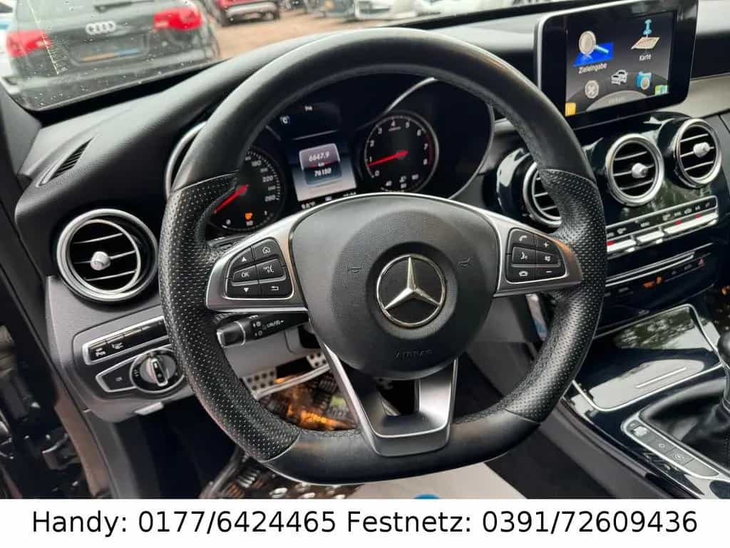 Mercedes-Benz C 180 T AMG/LED/NAVI/LEDER/SHZ/KAMERA/HEAD-UP 05/2016-photo-9