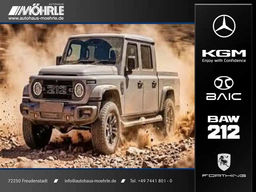 BAW 212 Pickup 2.3 Diesel 4WD 360° Kamera LED PDC null-photo-0