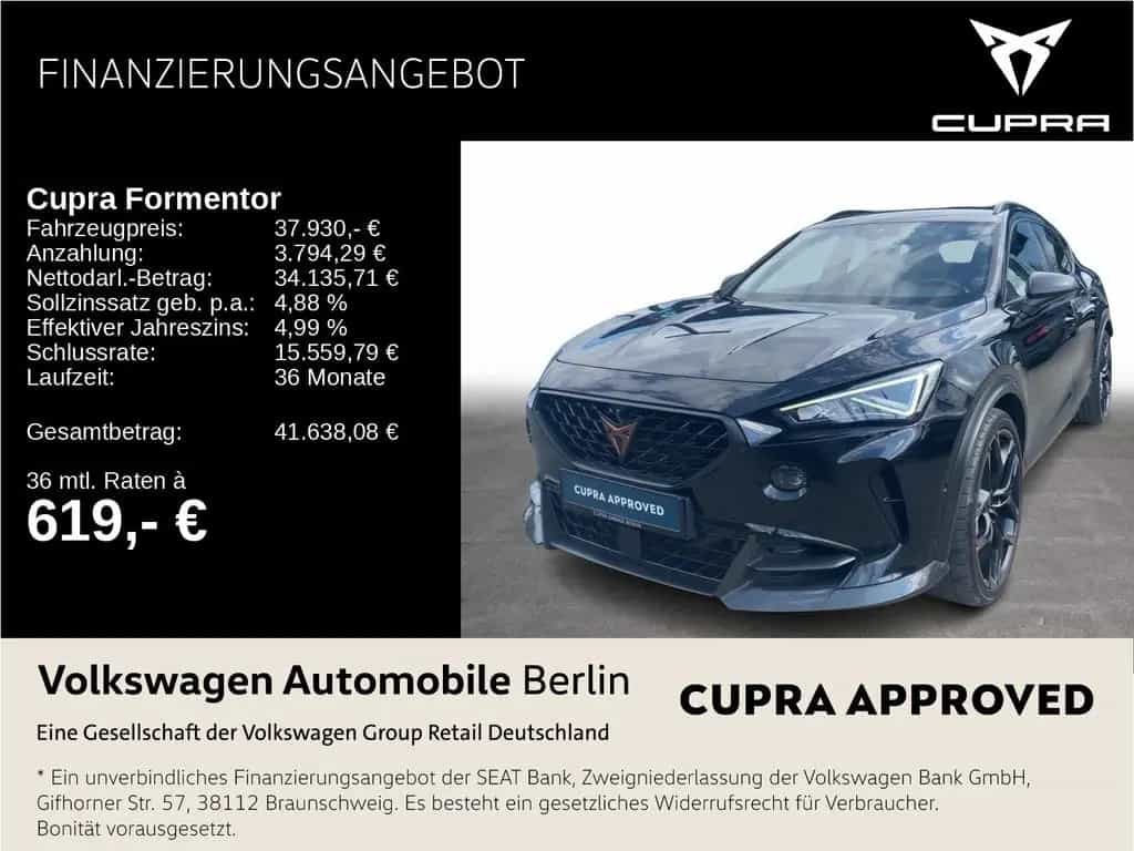 Cupra Formentor 2.0 TSI DSG VZ5 4Drive Navi LED SHZ 04/2022-photo-0