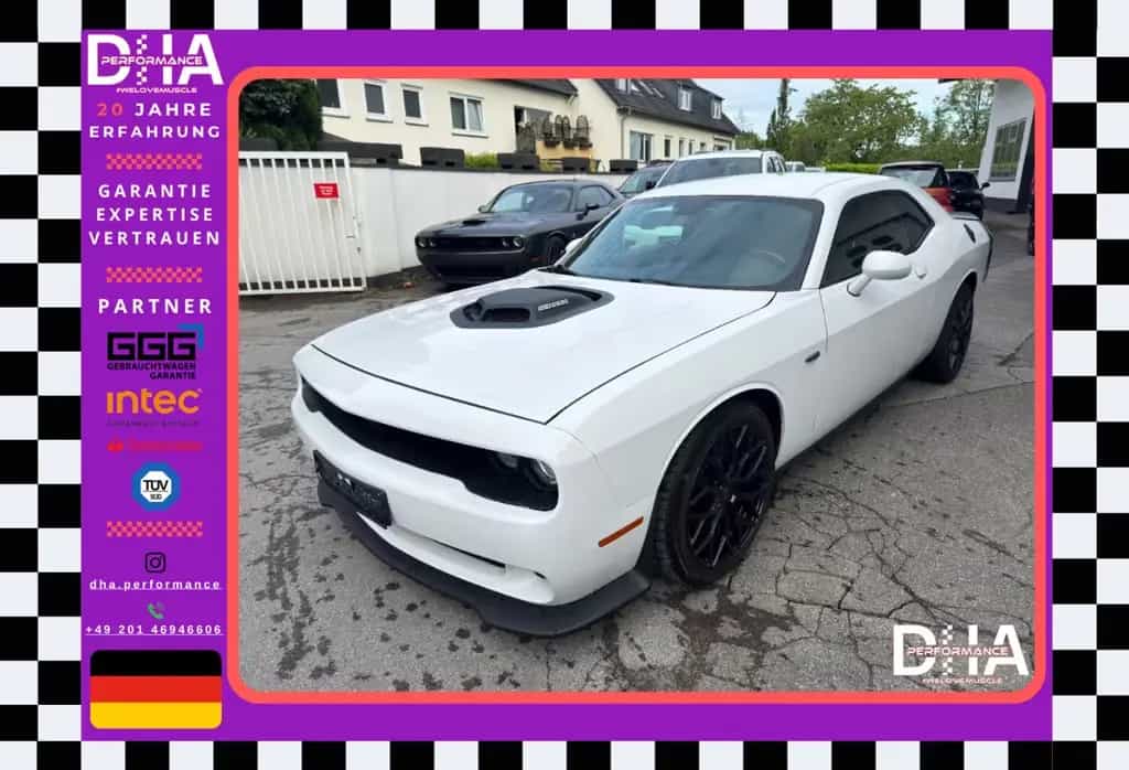 Dodge Challenger 5.7 R/T SHAKER*LED*ALCANTARA*GARANTIE 02/2020-photo-0