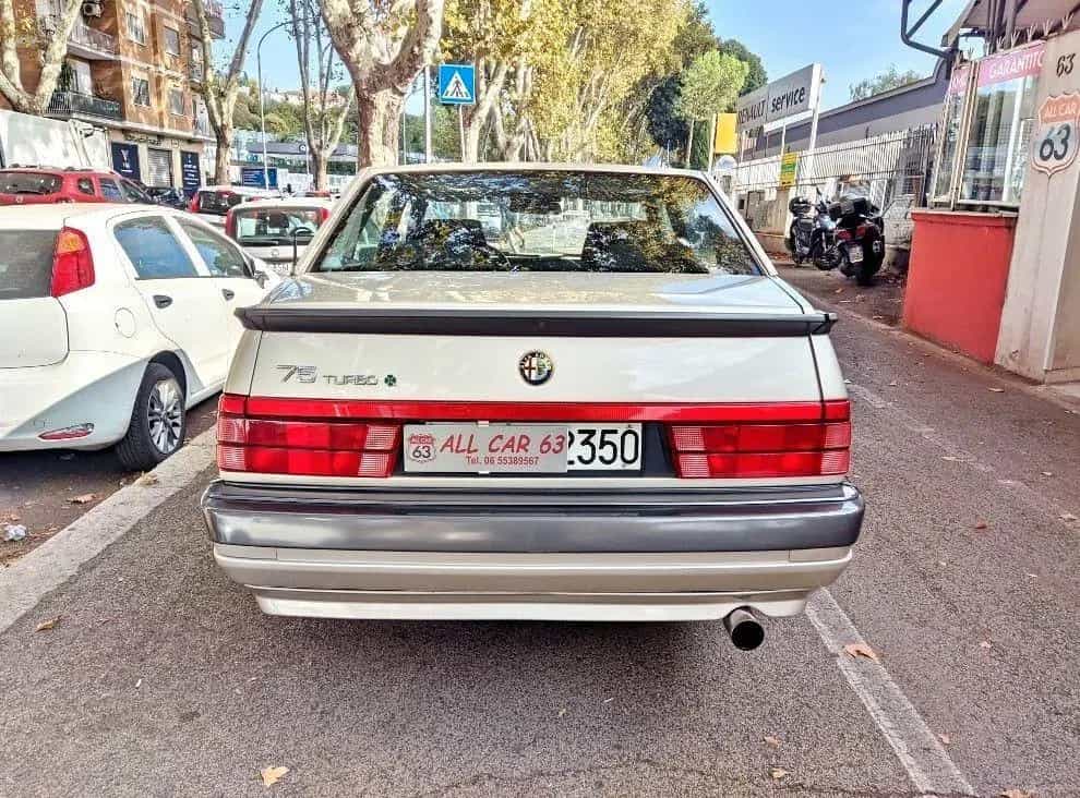 Alfa Romeo 75 1.8i TURBO QUADRIFOGLIO VERDE ASI 05/1991-photo-4