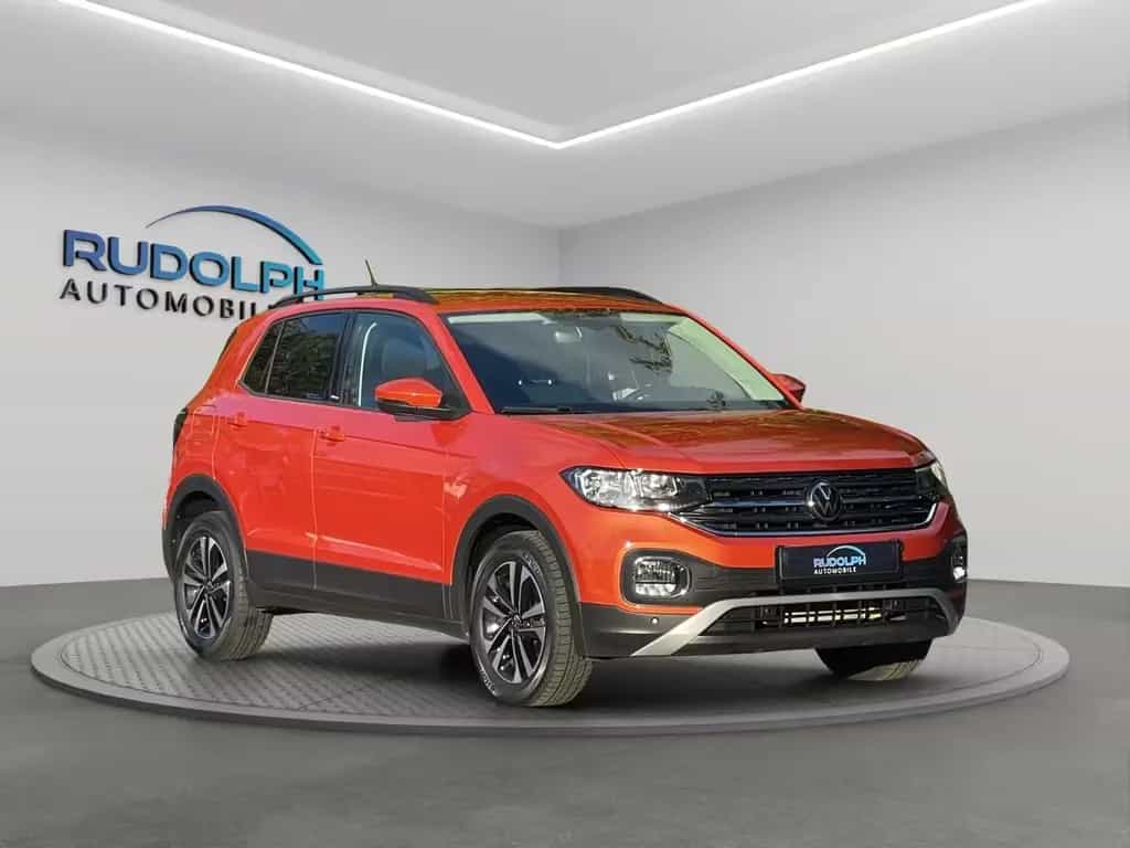 Volkswagen T-Cross 1,5 AUTOMA. ACC LANE NAVI 1.Hd. GARANTIE 01/2021-photo-0