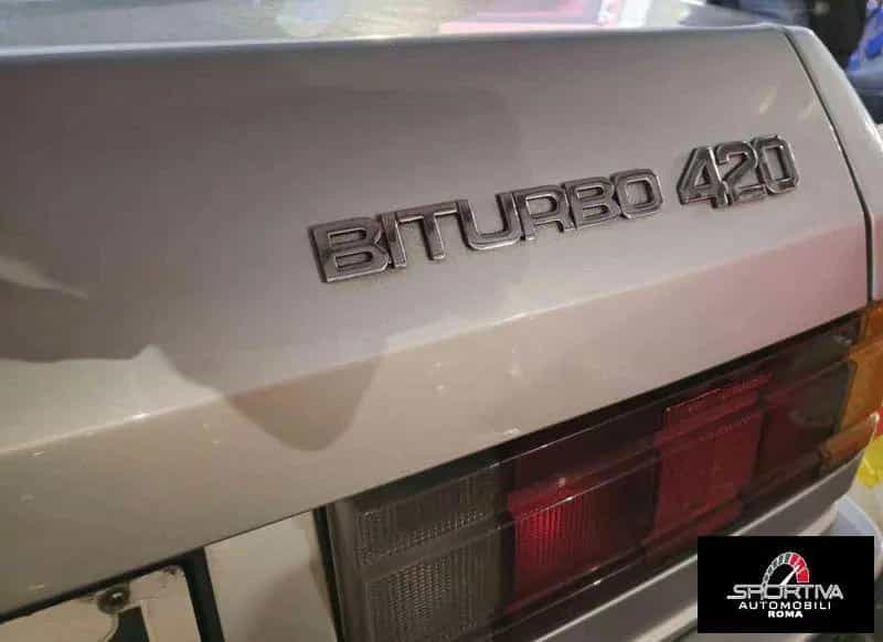 Maserati Other Biturbo 420 UNICOPROPRIETARIO 09/1985-photo-5
