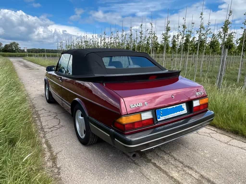 Saab 900 Ruby Red, Leder Beige, ATM 180.000 km 12/1993-photo-14