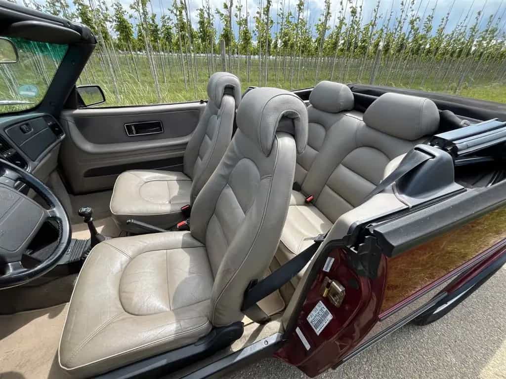 Saab 900 Ruby Red, Leder Beige, ATM 180.000 km 12/1993-photo-7