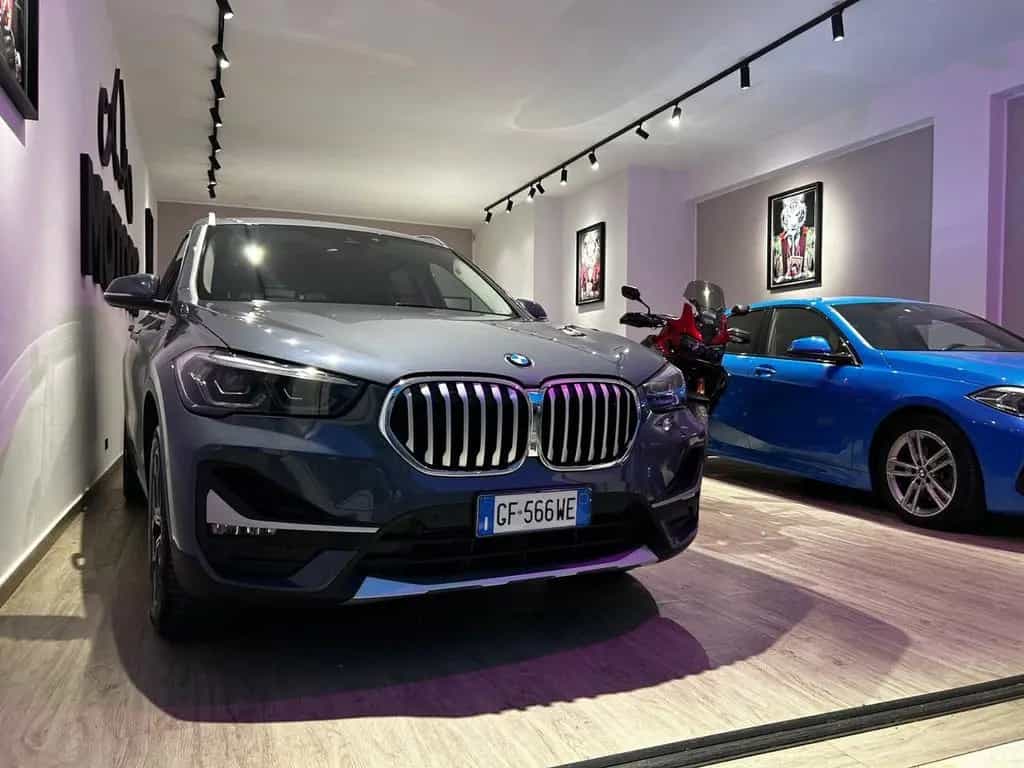 BMW X1 Bmw X1 sDrive18d xLine Plus Grigio Storm Bay 01/2022-photo-0