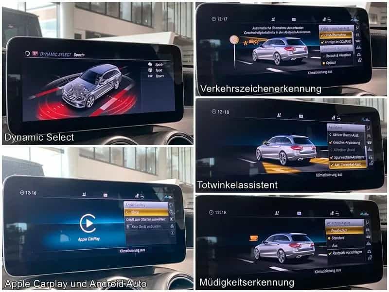 Mercedes-Benz C 220 d 4M AMG WideS Multibeam Sthz Burm. DTR AHK 10/2019-photo-13
