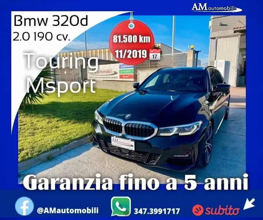 BMW 320 Bmw 320d 190 CV Touring Msport 11/2019-photo-0