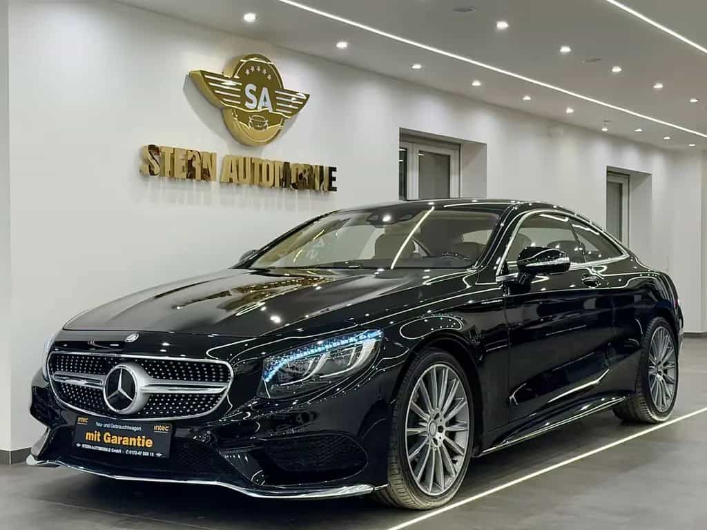 Mercedes-Benz S 500 Coupe 4Matic AMG Leder Beige/Swarovski 03/2015-photo-0
