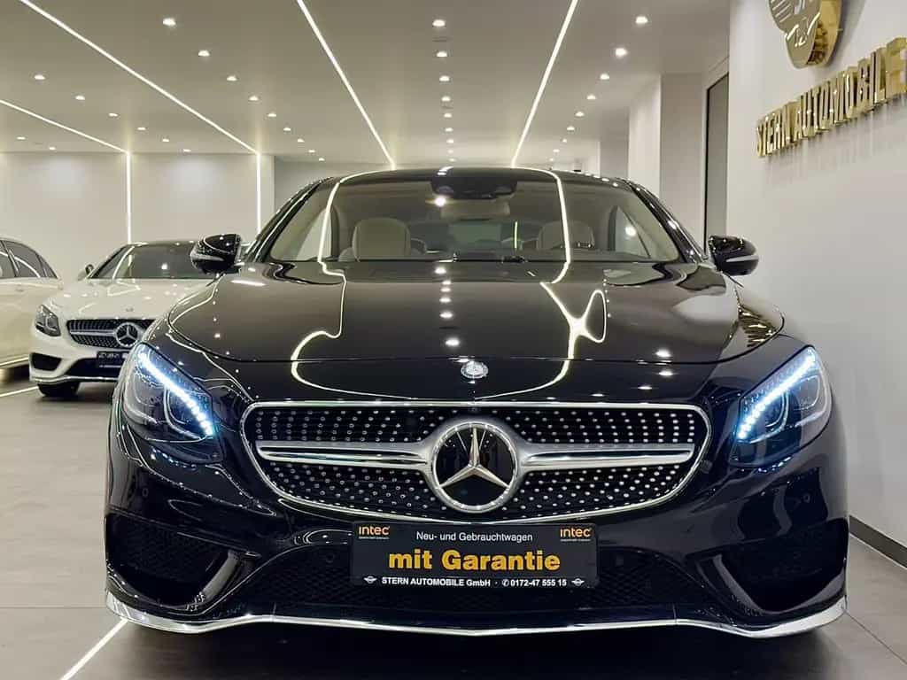 Mercedes-Benz S 500 Coupe 4Matic AMG Leder Beige/Swarovski 03/2015-photo-1