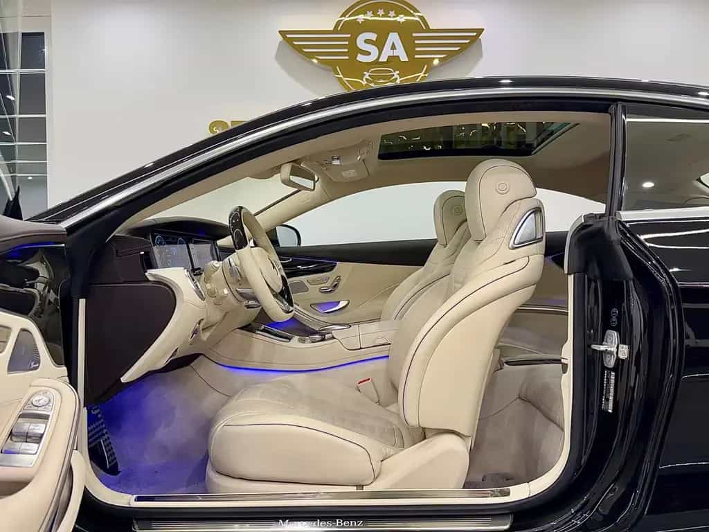 Mercedes-Benz S 500 Coupe 4Matic AMG Leder Beige/Swarovski 03/2015-photo-11