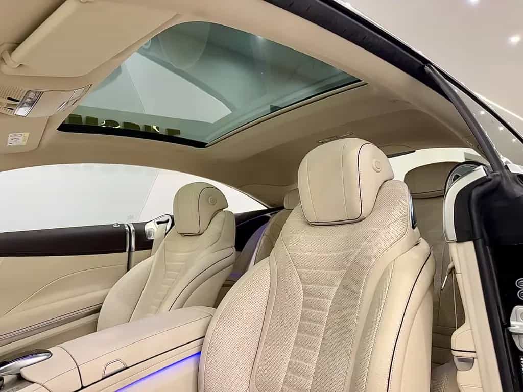 Mercedes-Benz S 500 Coupe 4Matic AMG Leder Beige/Swarovski 03/2015-photo-12