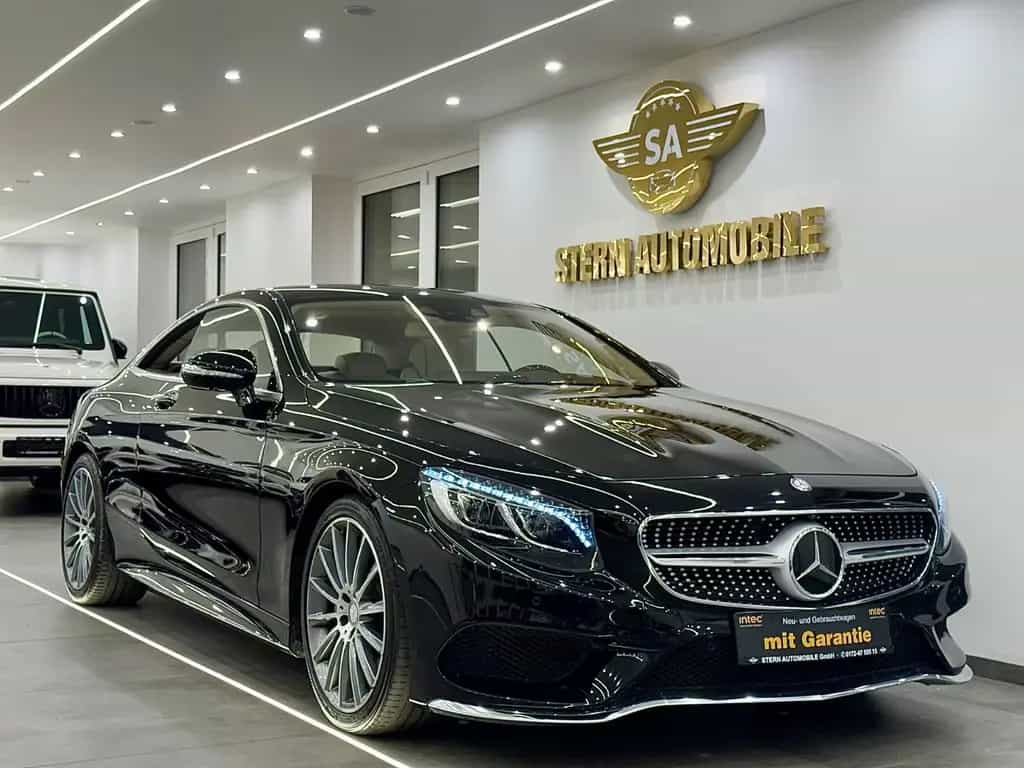 Mercedes-Benz S 500 Coupe 4Matic AMG Leder Beige/Swarovski 03/2015-photo-2