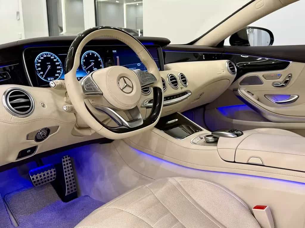 Mercedes-Benz S 500 Coupe 4Matic AMG Leder Beige/Swarovski 03/2015-photo-4