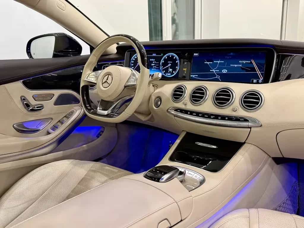 Mercedes-Benz S 500 Coupe 4Matic AMG Leder Beige/Swarovski 03/2015-photo-5