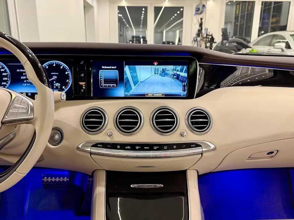 Mercedes-Benz S 500 Coupe 4Matic AMG Leder Beige/Swarovski 03/2015-photo-6