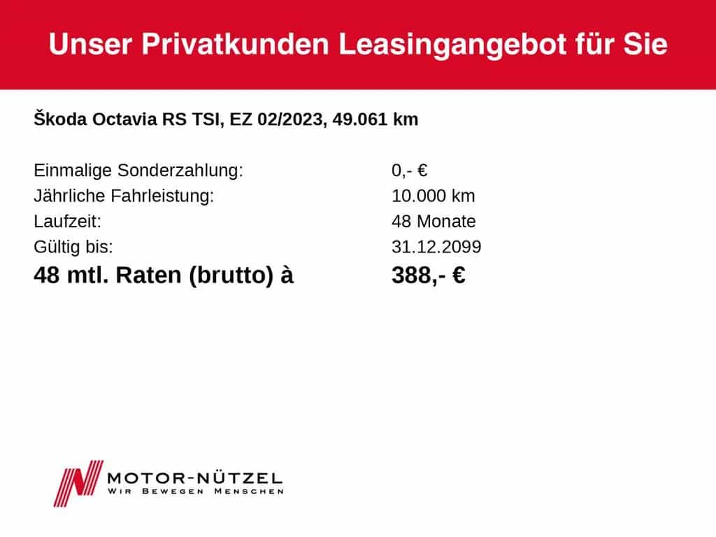 Skoda Octavia Combi RS plus EDITION MATRIX+AHK+STDHZG 02/2023-photo-21