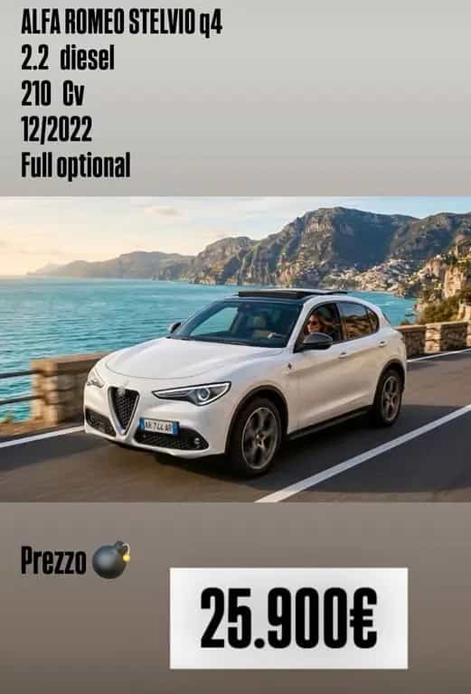 Alfa Romeo Stelvio 2.2 Turbodiesel 210 CV AT8 Q4 12/2022-photo-0