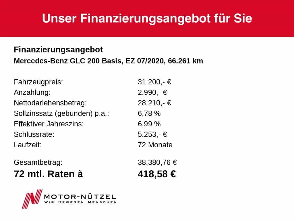 Mercedes-Benz GLC 200 4Matic LED+AHK+SHZ+TEMPOMAT+PARKLENK+ALU 07/2020-photo-19