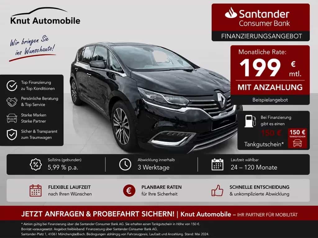Renault Espace DCI 160 *Initiale Paris*1.Hd*7Sitze*Pano* 07/2016-photo-0