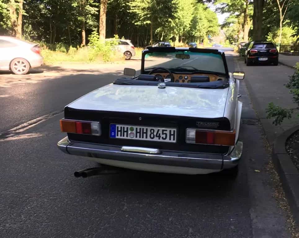 Triumph TR6 PI Deutsche Auslieferung 3. Hand Overdrive 04/1973-photo-2