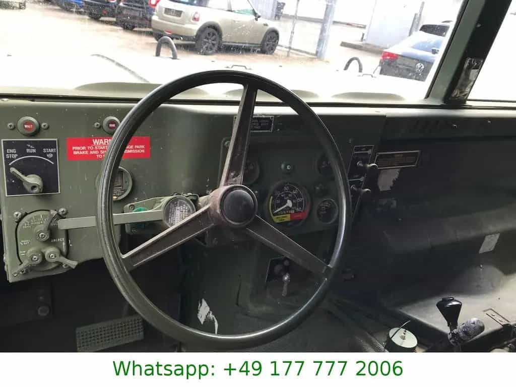 Hummer H1 AM GENERAL HUMVEE M998 1 HAND 07/1987-photo-9