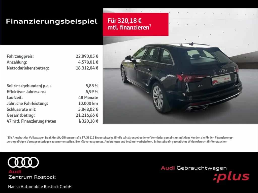 Audi A4 Avant 35 TDI S tronic+Navi+Led+Ahk+Top View+V 04/2021-photo-2
